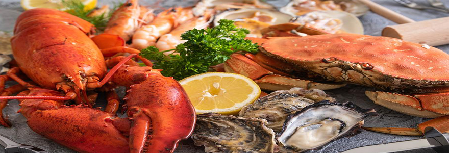 plats de fruits de mer